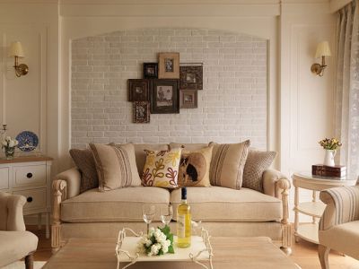 大华锦绣华城-102㎡-美式风效果图