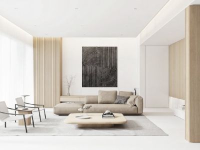 聚仁·滨江悦城-112㎡-简约风效果图