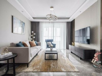 龙泽书苑-130㎡-现代风效果图