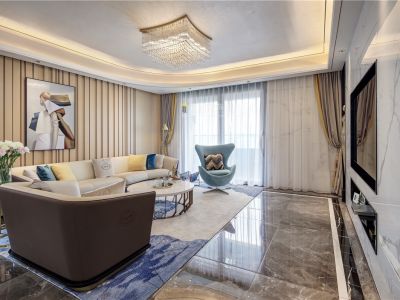 园龙园-260㎡-轻奢风效果图