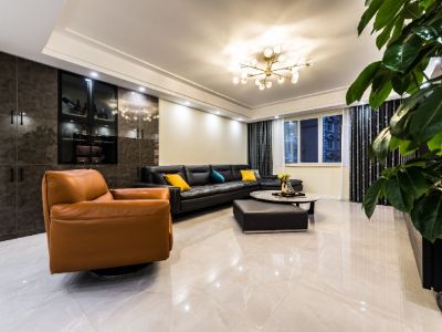 金沙云庭-135㎡-现代风效果图