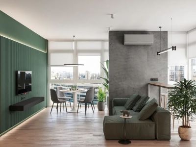 金科观天下-91㎡-简约风效果图