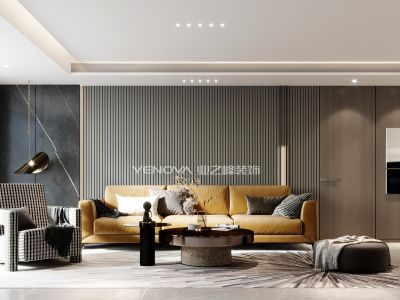 保利观唐-350㎡-现代风效果图