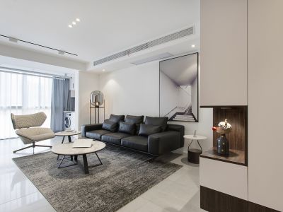 金为·铂鹭风华-98㎡-现代风效果图