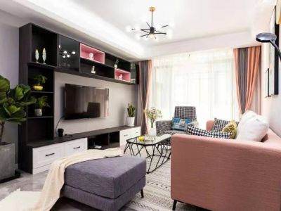 金佳云舒花城-90㎡-北欧风效果图