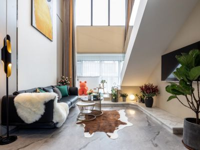 Moco郦江-220㎡-轻奢风效果图