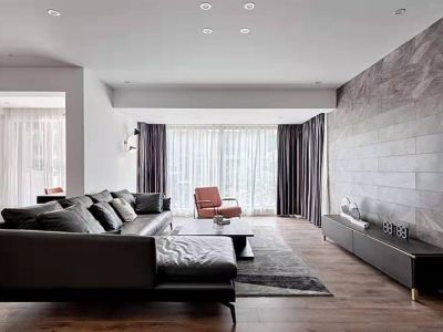 煌盛中央公园-98㎡-现代风效果图