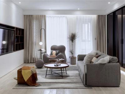 颜龙·彩虹星城-140㎡-美式风效果图