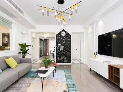 恒大珺庭-123㎡-北欧风效果图