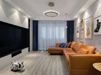 恒茂未来都会-120㎡-现代风效果图