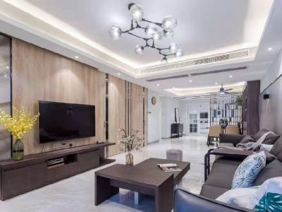 鸿海满园-119㎡-现代风效果图