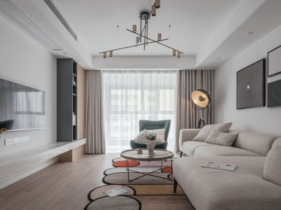 华润幸福里-100㎡-现代风效果图