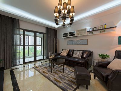 半山溪谷-143㎡-现代风效果图