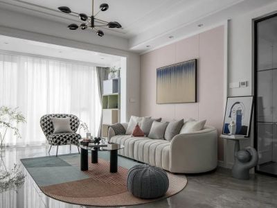 碧桂园·云顶壹品-110㎡-轻奢风效果图