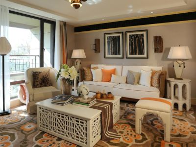 五矿壹云台 -143㎡-新中式风效果图