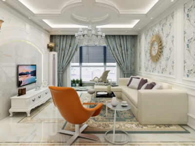 颐养公社-120㎡-欧式风效果图