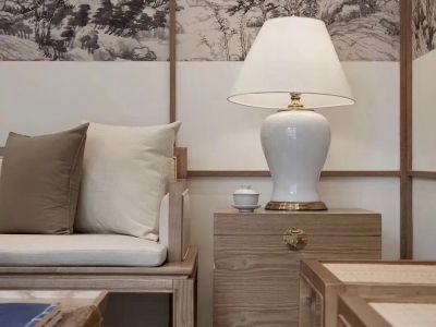 兰溪美庭-136㎡-新中式风效果图