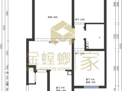 碧桂园森林海-100㎡-后现代风效果图