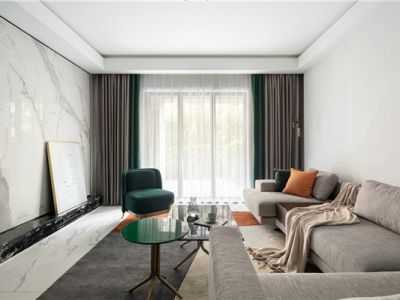 锦泉南园-141㎡-现代风效果图