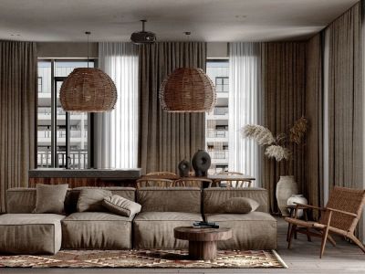 中交海河公馆-74㎡-简约风效果图