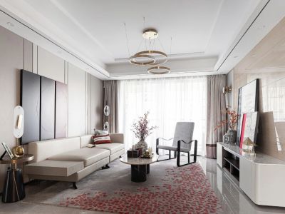 融创恒尊·君庭云邸-137㎡-现代风效果图