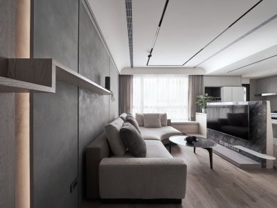 新希望·白麓城-70㎡-现代风效果图