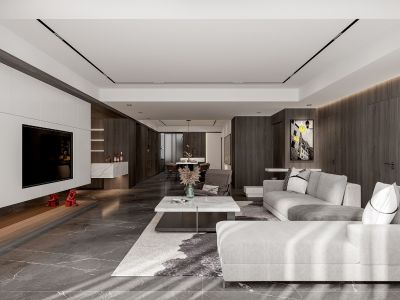 国民院子-192㎡-现代风效果图