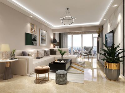 万科半山半海-112㎡-现代风效果图