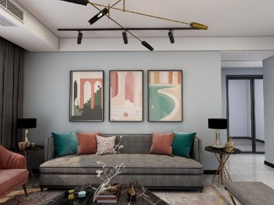 正轩悦堂-125㎡-北欧风效果图