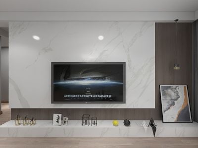 澳海白沙岛-126㎡-现代风效果图