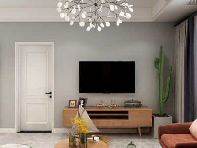 郡源悦城-95㎡-北欧风效果图