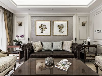 金双楠-132㎡-美式风效果图