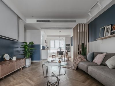 东方华璟园-128㎡-混搭风效果图