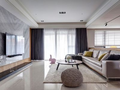 禹洲雍贤府-170㎡-现代风效果图