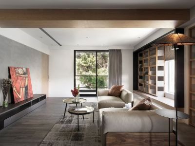 东原璞阅-165㎡-中式风效果图