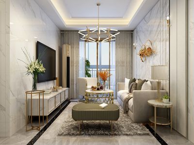 华润海中国悦海园-125㎡-现代风效果图