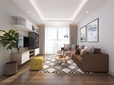 恒大公园-108㎡-现代风效果图