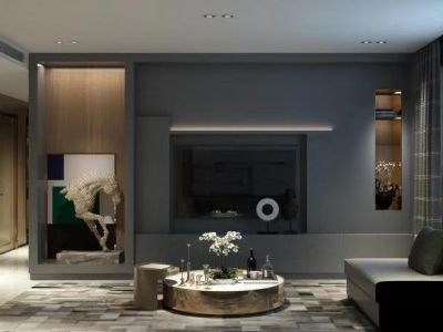 翠湖御景南区-125㎡-轻奢风效果图