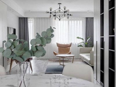 荣盛城-110㎡-轻奢风效果图