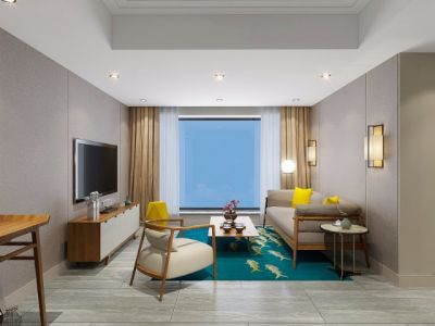 万和花园现代风格三居室113平米装修案例