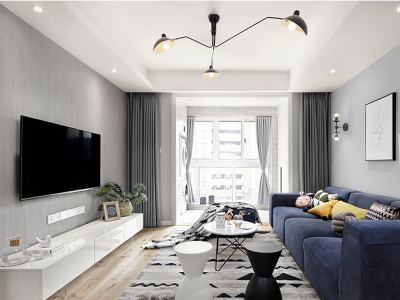 双龙镇-116㎡-现代风效果图