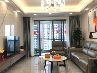 贵府-128㎡-简约风效果图