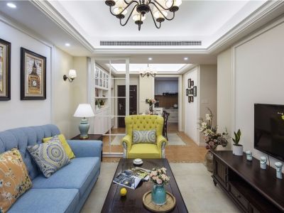 曲江千林郡-118㎡-美式风效果图