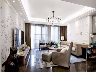 首创漫香郡-102㎡-现代风效果图