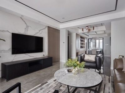 高新枫尚-111㎡-现代风效果图