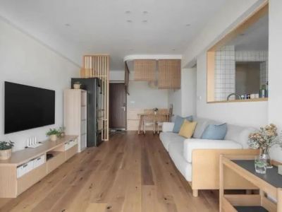 温馨家园日式风格103平米三居室装修案例