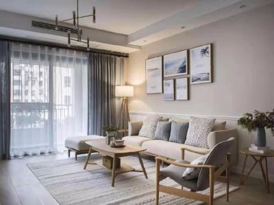 优筑·紫御府-128㎡-北欧风效果图