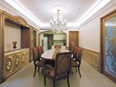 珠光金融城一号-200㎡-东南亚风效果图