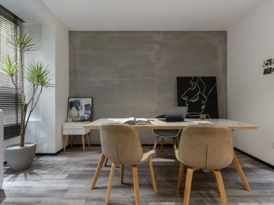 办公空间-300㎡-简约风效果图