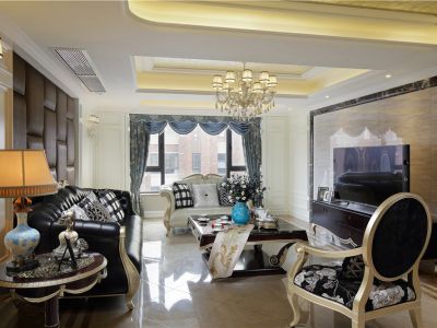 天麟府臻林-141㎡-新古典风效果图